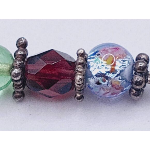 Vintage Custom Austrian Crystal and Sterling Silver Bracelet "Nicole" - Picture 8 of 12